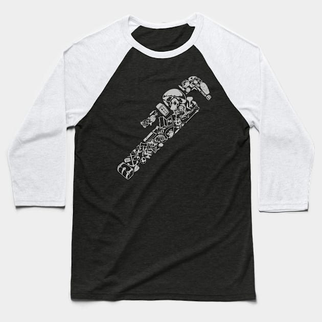 Power Tool Baseball T-Shirt by BuzzArt